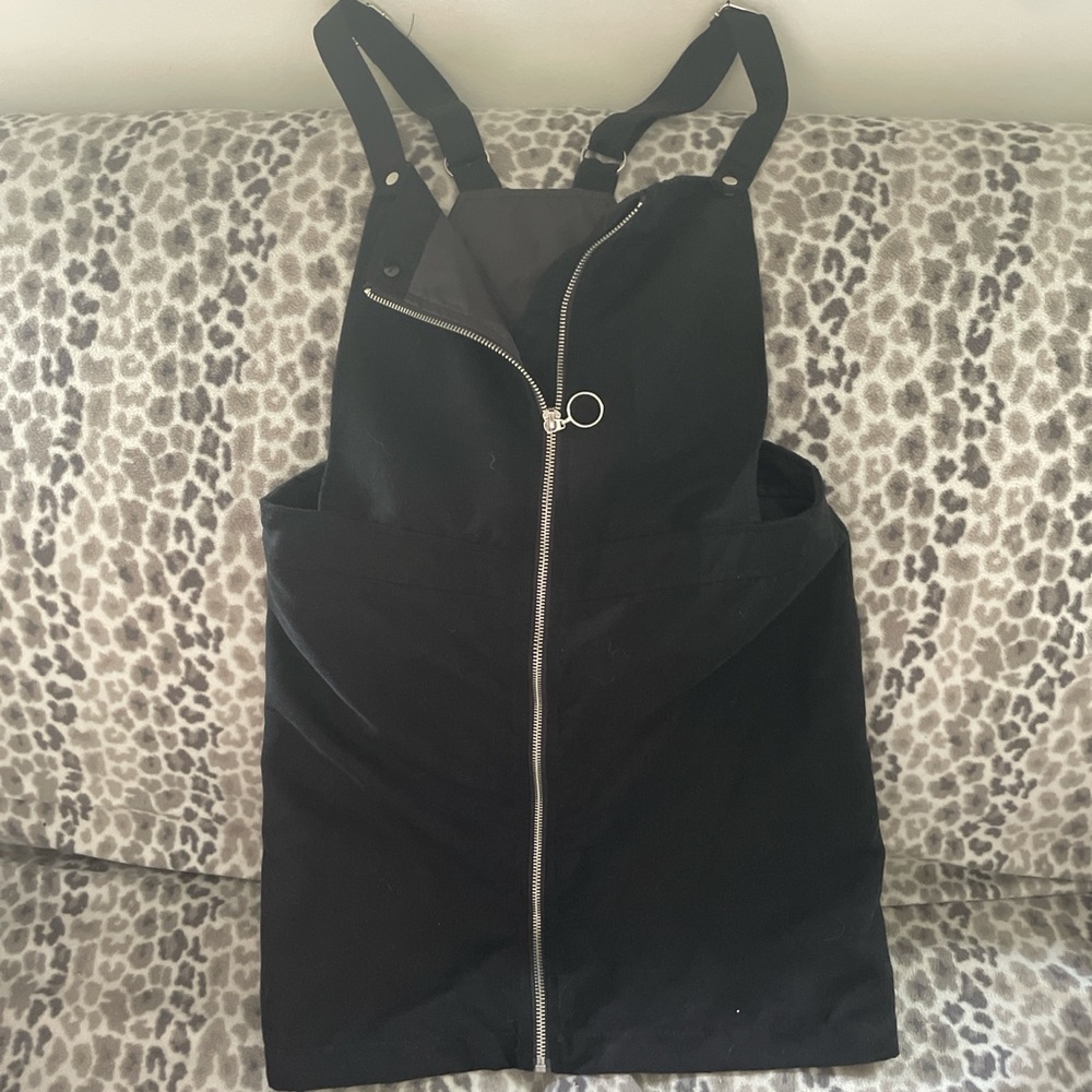 H&M Black Satin Dress